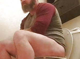 Muscle Sub sits on his Potty Chair 2