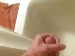 Twink Cums in Shower