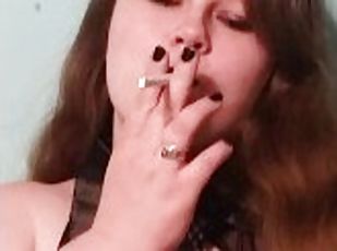 Sexy cougar gives hubby a More 120 smoking fetish blowjob & eats his sperm