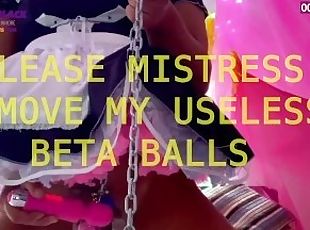 Sissy shoots her weak pathetic load to castration fantasy by cruel girls (1080 HD)
