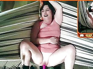 MILF, Multi Orgasm Squirting in the Swing 