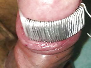 Hard electro torture on my cockhead