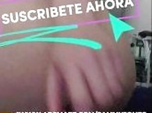 Suscribete a mis plataformas para ver mas videos montando mi enorme dildo