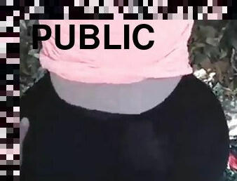 Public tease