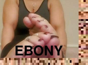 Ebony cougar feet and soles