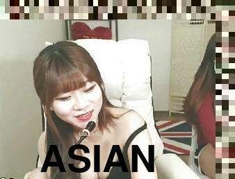Asian cute redhead camgirl teasing