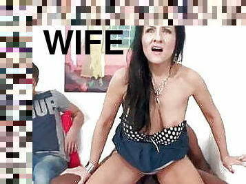 DoTheWife &ndash; Wive Taking It Raw as Hubby Stares Compilation