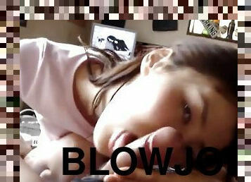 Perfect blowjob from japanese girlfriend -