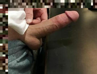 masturbation, amateur, ejaculation-sur-le-corps, énorme-bite, branlette, solo, bite