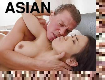 asia, vagina-pussy, sayang, blowjob-seks-dengan-mengisap-penis, cantik, oral-melalui-mulut, sangat-indah, eksotik, berambut-cokelat, tungkai-kaki