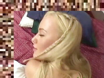 Blonde loves when she has a big cock in her mouth