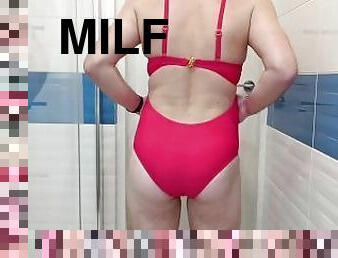 imbaiere, milf, slobozita, lenjerie, piscina, fetish, bikini