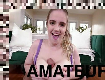 Teen Bbw Amateur With Huge Tits Gives A Great Tit Job - Amateur Porn 5 Min