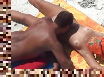 nudiste, vieux, en-plein-air, chatte-pussy, maigre, ados, black, couple, plage, espion