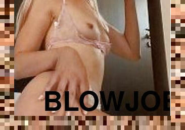 blowjob school blonde girl OF