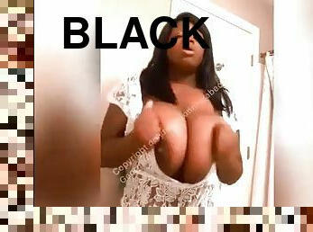 Huge black tits compilation