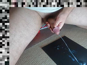 Flying ropes of SPERM - HUGE CUMSHOT!