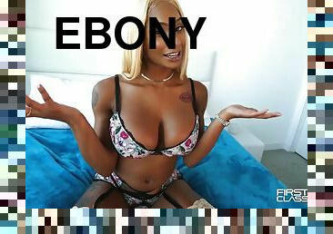 Ebony nasty MILF amazing sex video