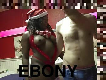 Chubby ebony hooker bangs