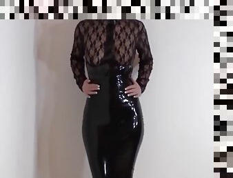 Black latex, heels and legs part 2