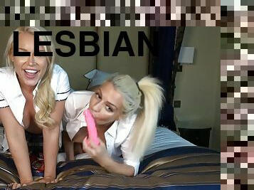 Depraved babes lesbian dirty webcam show