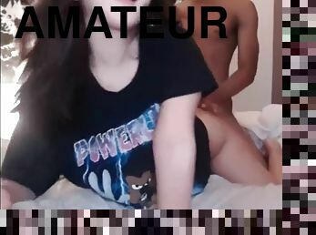 Teen fuck her boyfriend on cam