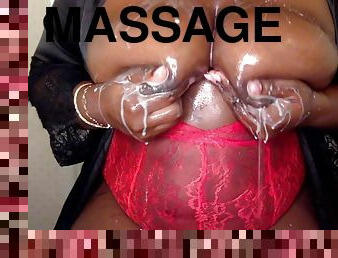Milky titties massage