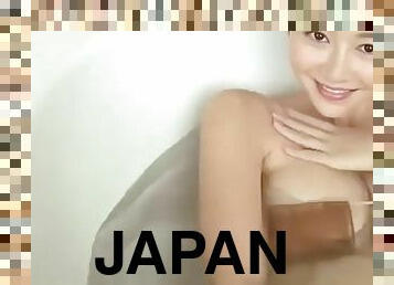 mandi, bintang-porno, jepang, sudut-pandang, bokong, mandi-shower, seorang-diri, bikini