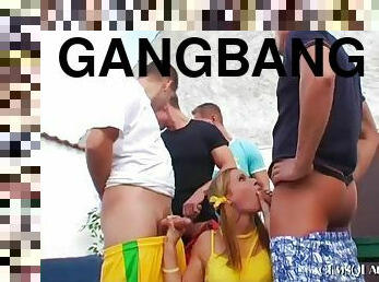 giovanissime, gangbang, codini, bionde, bukkake