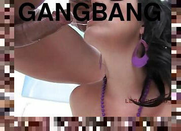 Latina Hot Babe Gangbang Hard XXX Video