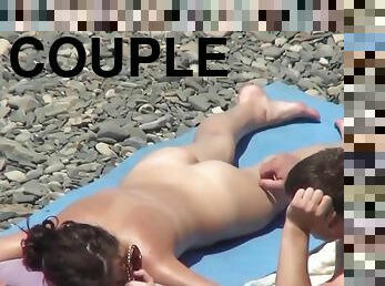 Raunchy Couple At Nudist Beach Hidden Cam Voyeur