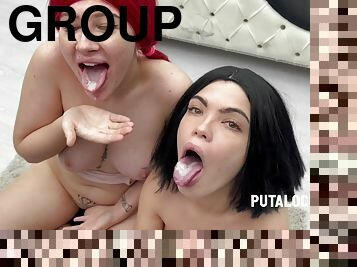 Hispanic depraved sluts incredible xxx scene with mouth cumshots