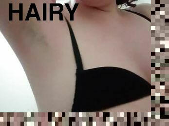 I rub my hairy armpits for you - pinay