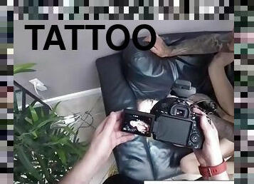 Kendra cole gets fucked all over the studio by a tattooed