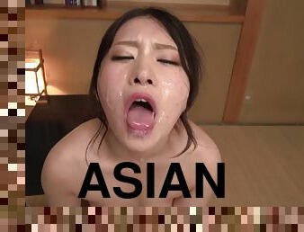 asiatisk, hårig, fitta-pussy, amatör, cumshot, hardcore, japansk, samling, gruppknull, trekant