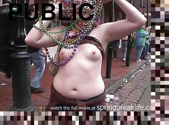 Bourbon Street Party - Public Nudity