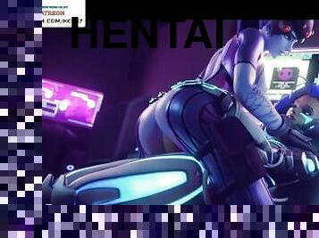 WIDOWMAKER FUCKED BY FUTANARI SOMBRA ON HER BASE - OVERWATCH FUTA HENTAI ANIMATION 4K 60FPS