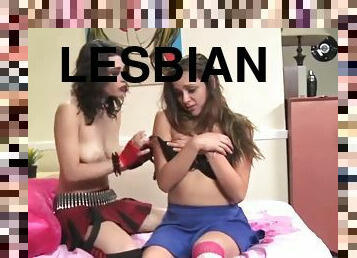 lesbian-lesbian, pemandu-sorak, vampir