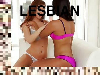 Lesbian babes tease and please like only women can