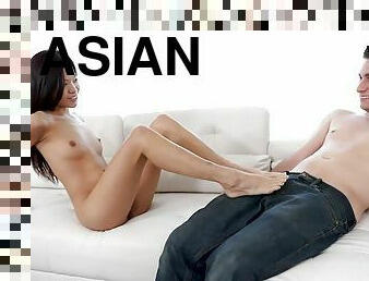 Asian stunner Vina Sky lovable adult scene