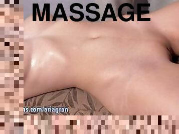 orgasm, amatör, brudar, tonåring, massage, par, sprut, små-bröst