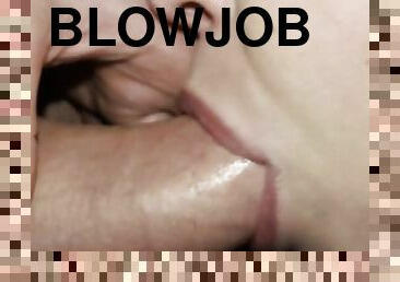 Slowmotion Blowjob Close-up · Watch my cock being sucked and licked by my Babygirl