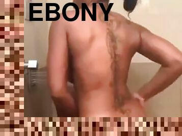 Sexy ebony with big tits