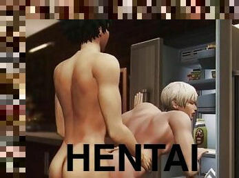 asia, homo, jepang, animasi, jenis-pornografi-animasi, 3d, homoseks