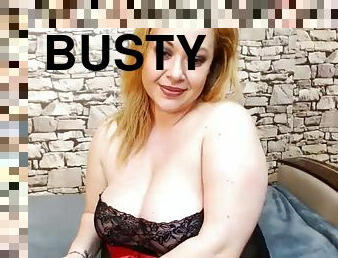 Wet busty girl webcam show