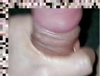 mastubasi, orgasme, amatir, cantik, seorang-diri, penis