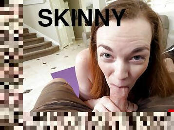 Flexible Skinny Redhead Samantha Reigns Casting POV porn