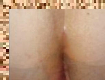 pantat, posisi-seks-doggy-style, orgasme, amatir, jenis-pornografi-milf, creampie-ejakulasi-di-dalam-vagina-atau-anus-dan-keluarnya-tetesan-sperma, pelacur-slut, sudut-pandang, kepang-rambut, sperma