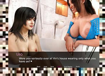LISA 5 - Sharon Washes Lisa - Porn games, 3d Hentai, Adult games