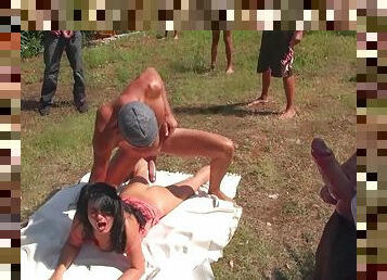Hot, kinky and shameless! You've never seen anything like it! 18 x outdoors!